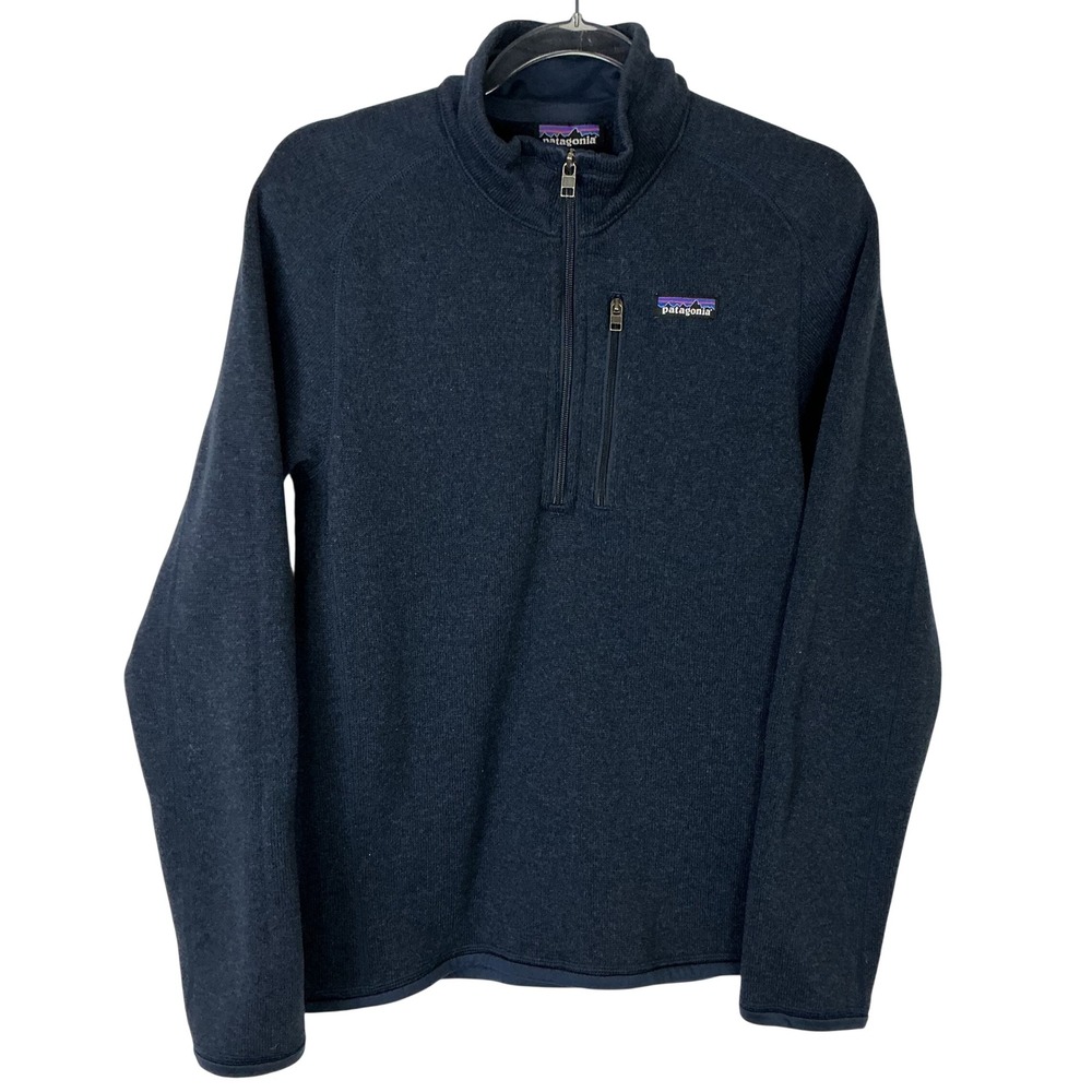 Patagonia Better Sweater Pullover Mens S Navy 1/4 Zip Fleece 25523 SP22